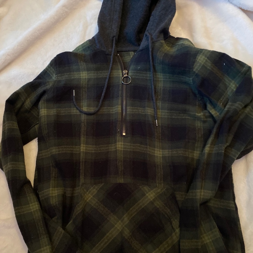 Zip up flannel